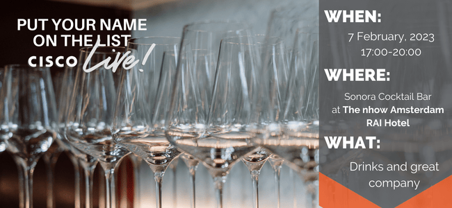 Cisco Live Email Header